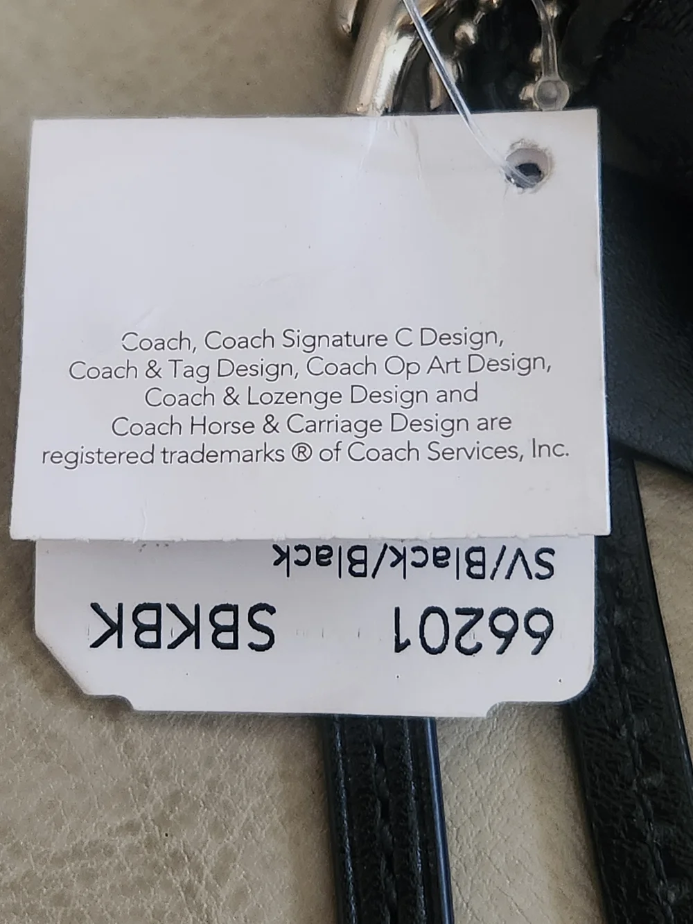 Coach Black Signature EAST/WEST Jacquard Wristlet with Hang Tag NWT - Picture 6 of 12